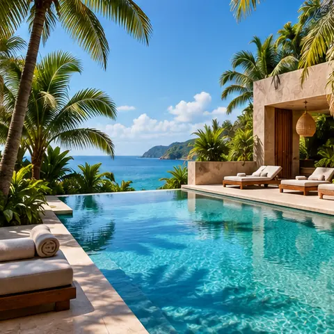 Original travel visual concept, Casa Azul